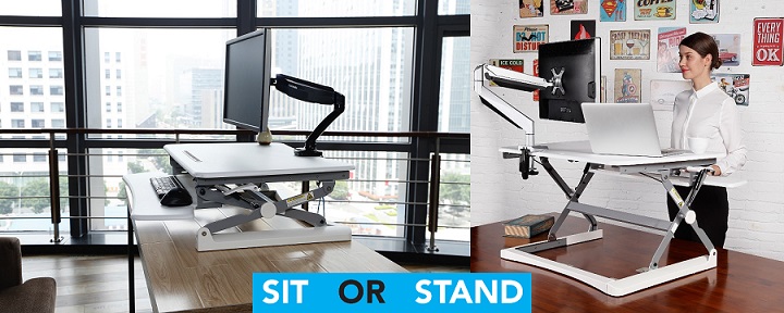 RAPID Riser Height Adjustable Sit/Stand Desktop