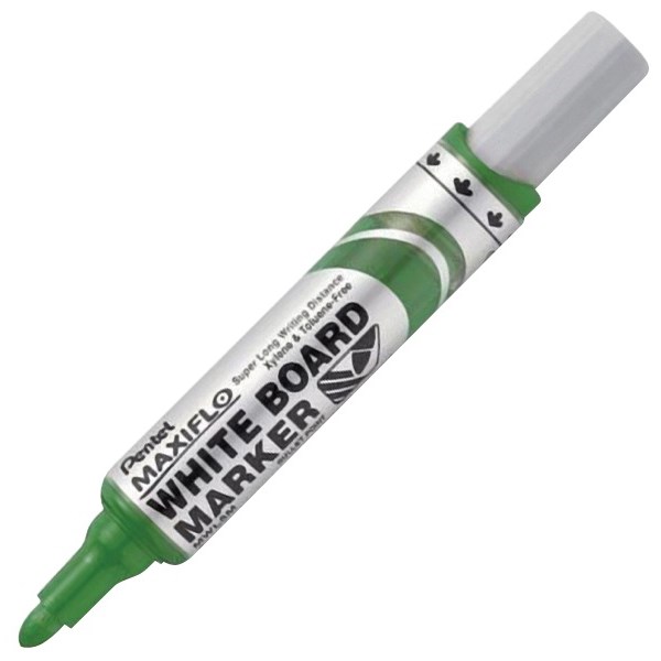 Pentel MAXIFLO™ MWL5-D Liquid Ink Whiteboard Markers Bullet Tip Green